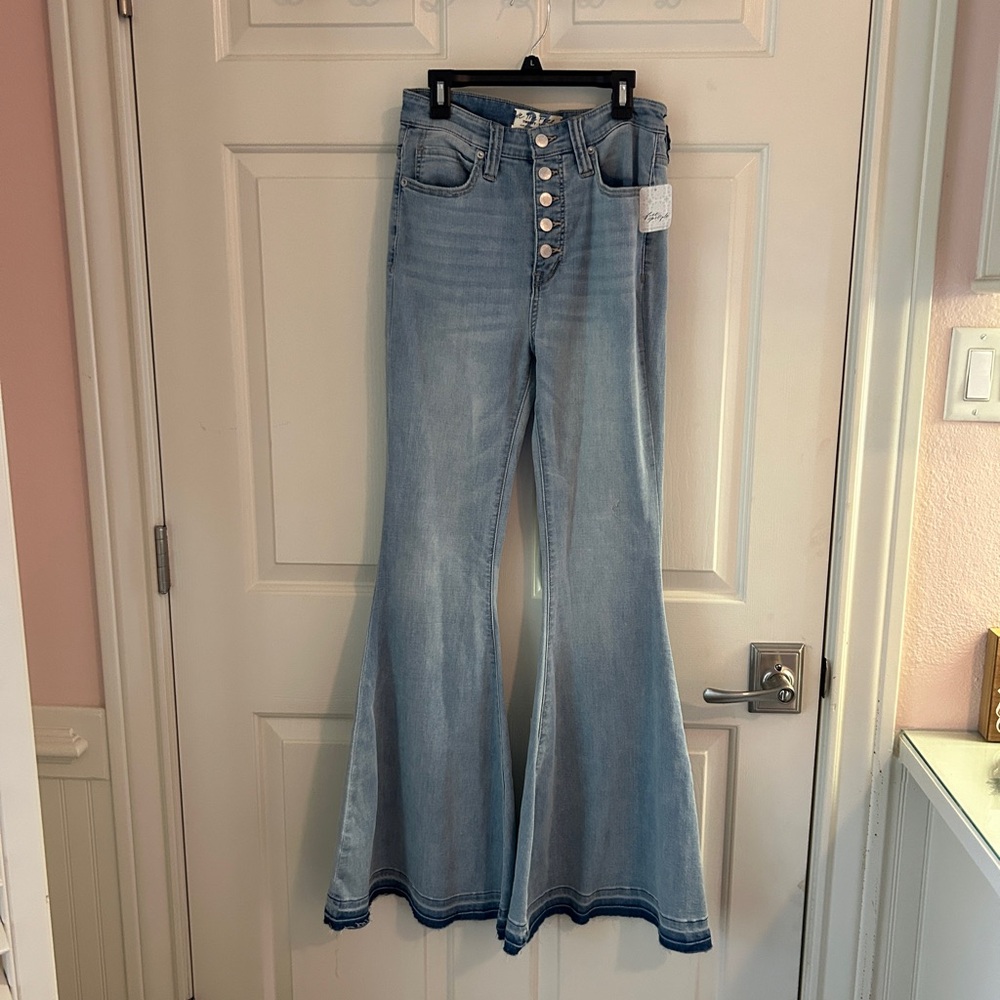 free people flare bell bottom jeans